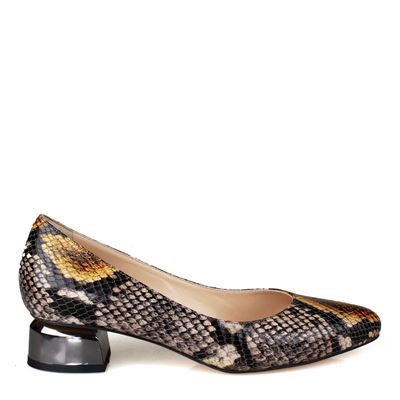 Sarı Yılan Babet Ayakkabı 